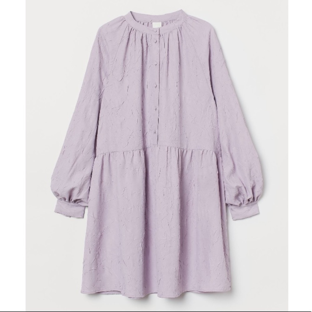 H&M Lavender Long Sleeve Dress